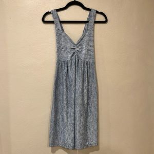 Blue/white Striped Dress